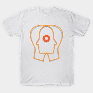 Outlined Heads T-Shirt